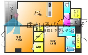 エルグランド久留米の物件間取画像